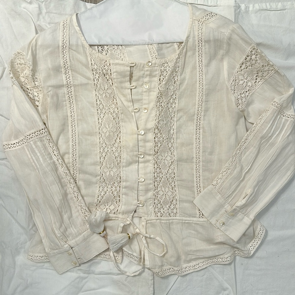 Love shack fancy blouse